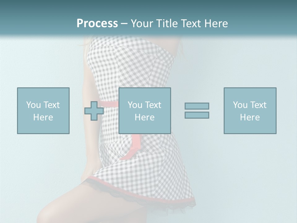 Heel Caucasian Red PowerPoint Template