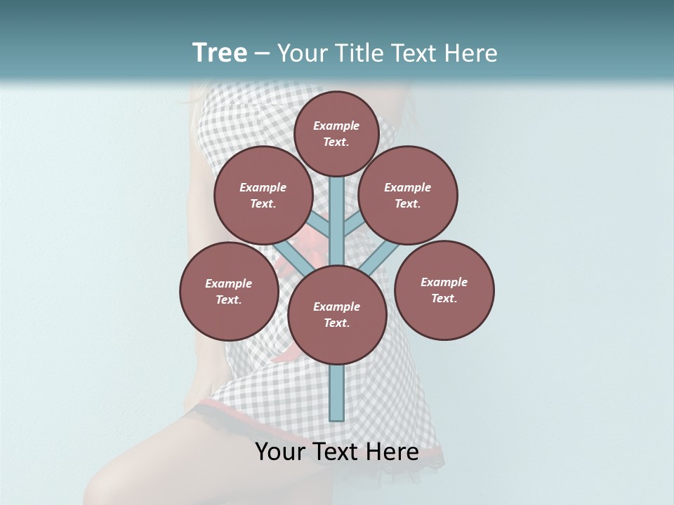 Heel Caucasian Red PowerPoint Template