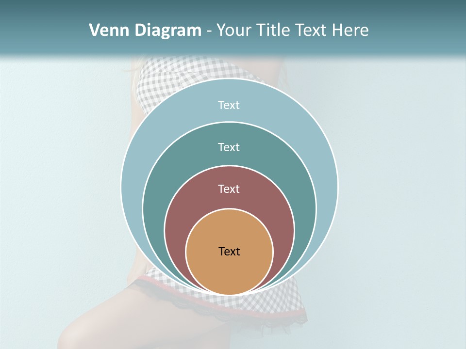 Heel Caucasian Red PowerPoint Template