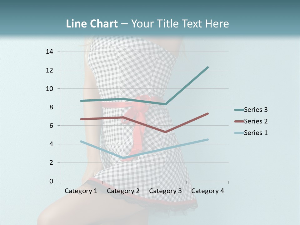 Heel Caucasian Red PowerPoint Template