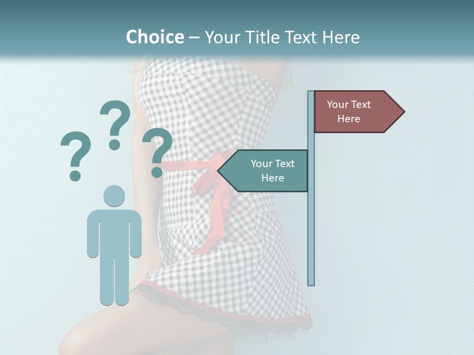 Heel Caucasian Red PowerPoint Template