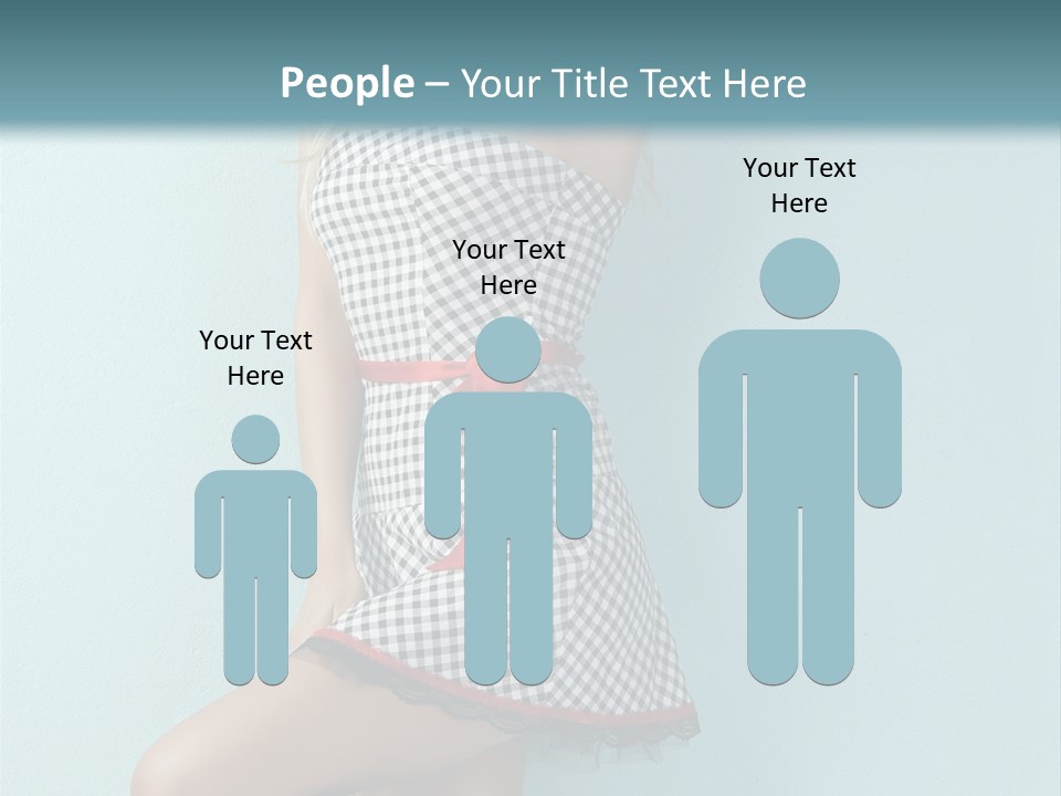 Heel Caucasian Red PowerPoint Template