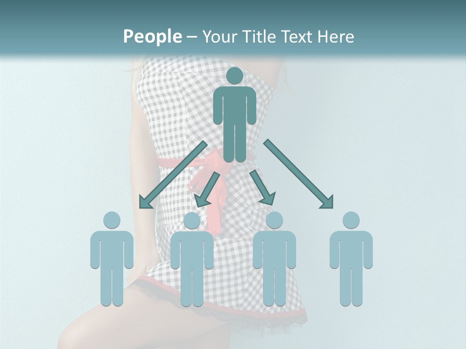 Heel Caucasian Red PowerPoint Template