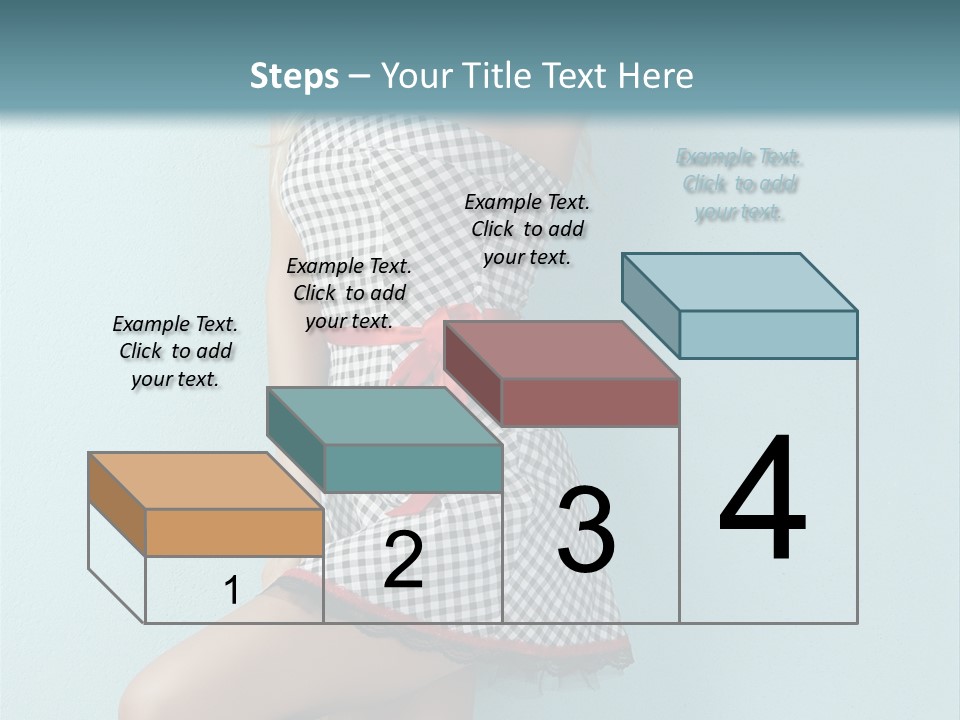 Heel Caucasian Red PowerPoint Template