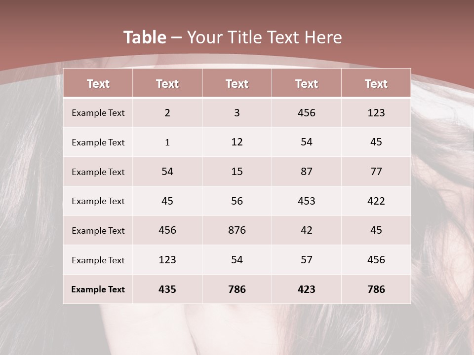 Clean Young Beautiful PowerPoint Template