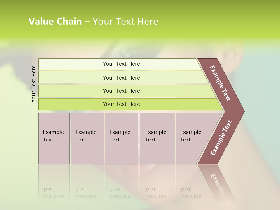 Women Hairstyle Face PowerPoint Template