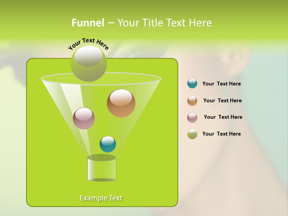 Women Hairstyle Face PowerPoint Template