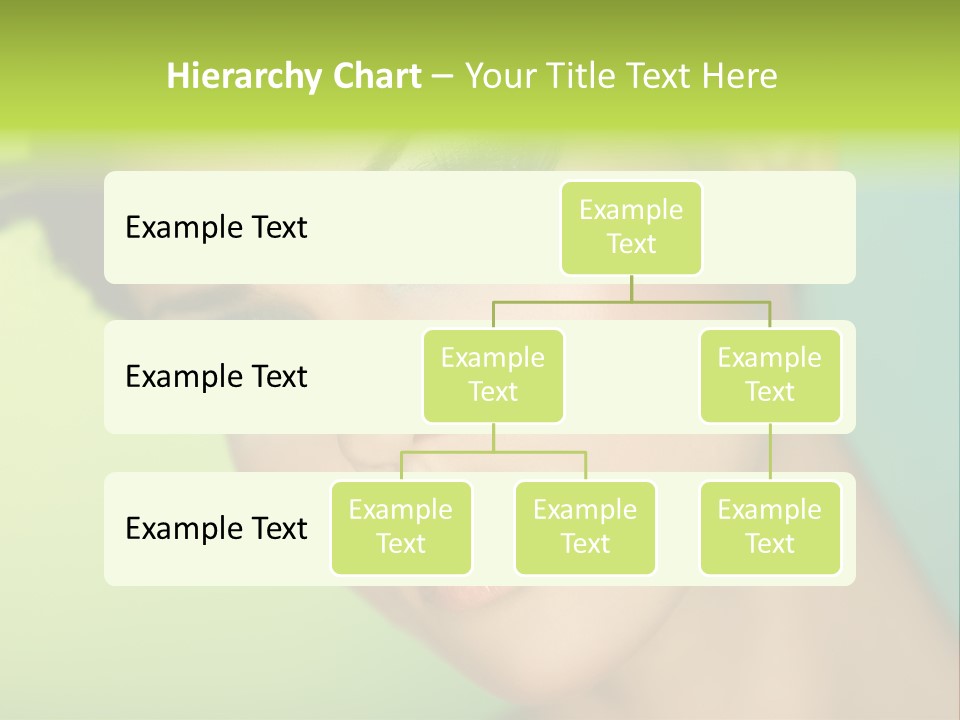 Women Hairstyle Face PowerPoint Template