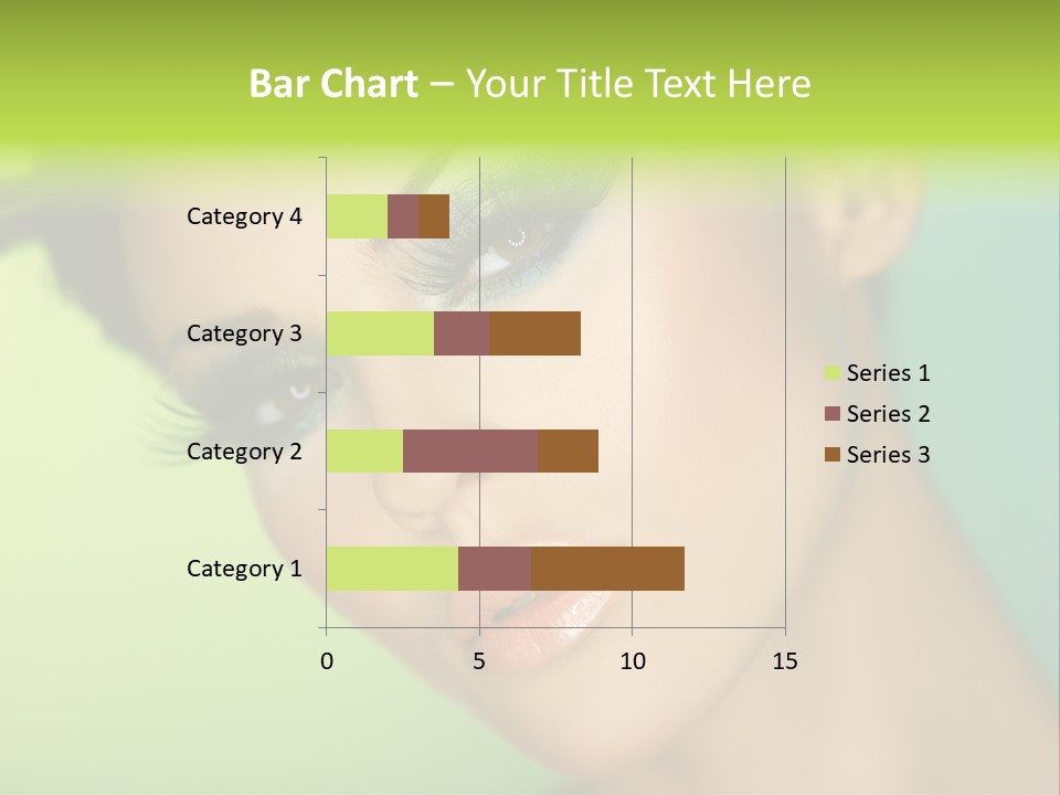 Women Hairstyle Face PowerPoint Template