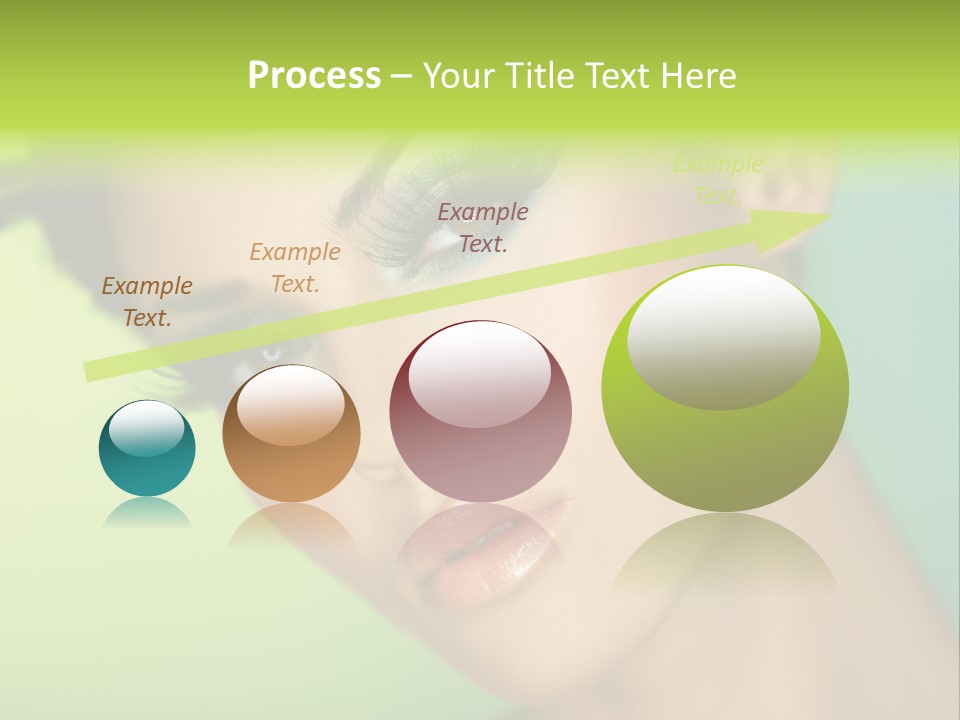 Women Hairstyle Face PowerPoint Template