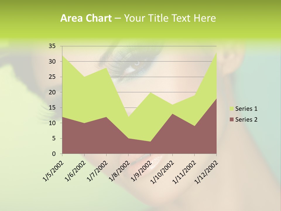 Women Hairstyle Face PowerPoint Template