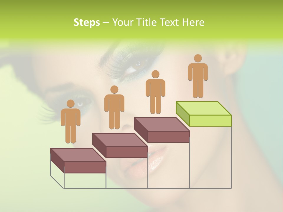 Women Hairstyle Face PowerPoint Template