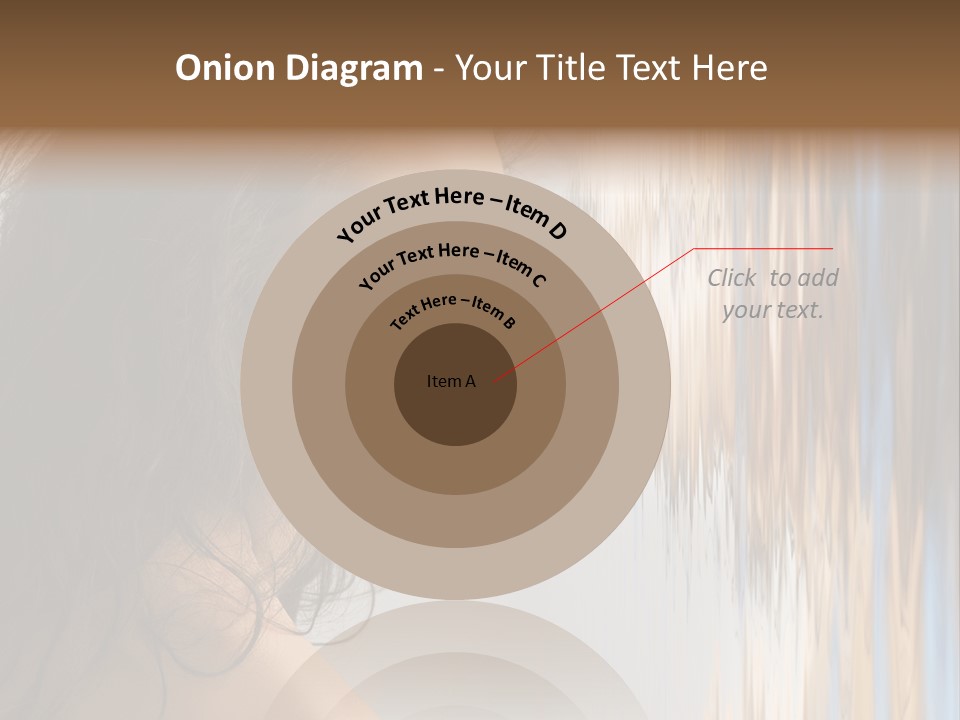 Girl Brunette Brown PowerPoint Template