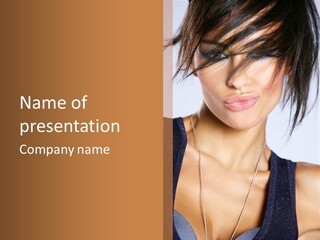 Face Kiss Calm PowerPoint Template