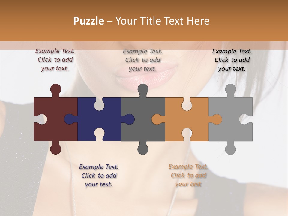 Face Kiss Calm PowerPoint Template