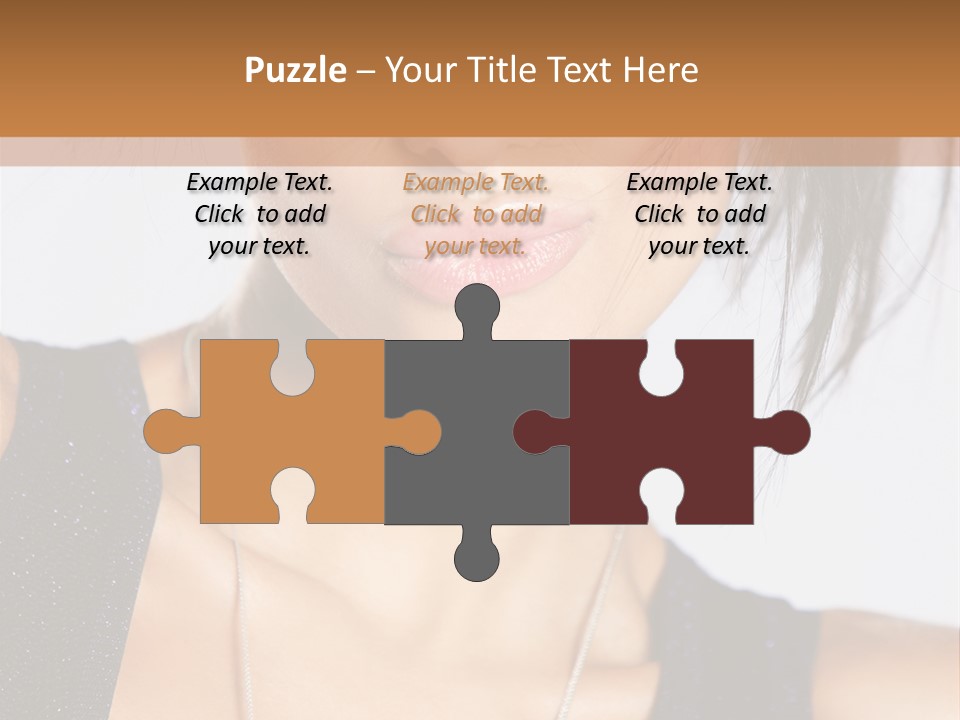 Face Kiss Calm PowerPoint Template