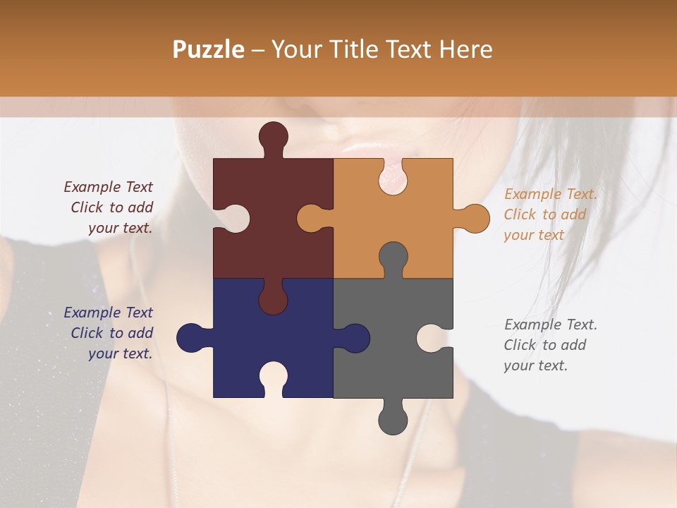 Face Kiss Calm PowerPoint Template