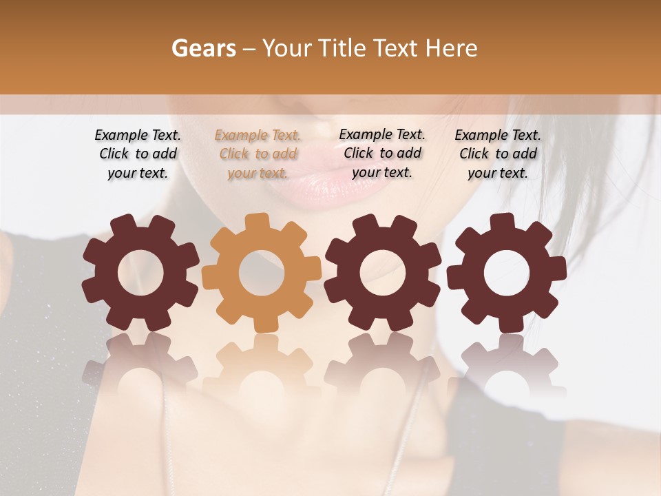 Face Kiss Calm PowerPoint Template