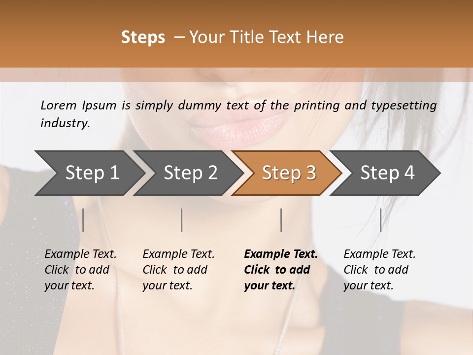 Face Kiss Calm PowerPoint Template
