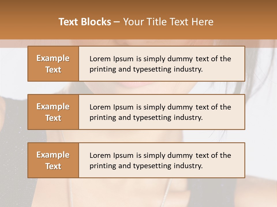 Face Kiss Calm PowerPoint Template