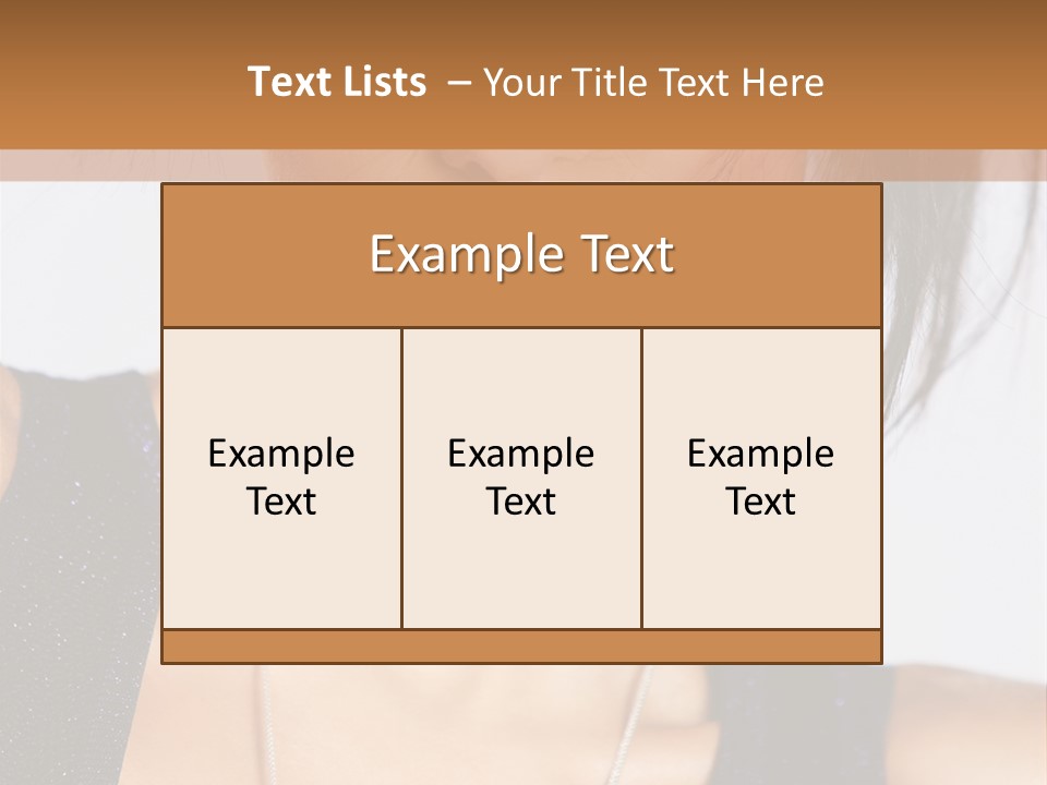 Face Kiss Calm PowerPoint Template