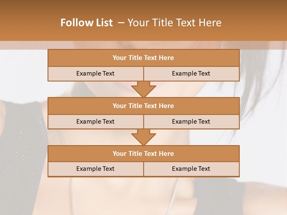 Face Kiss Calm PowerPoint Template