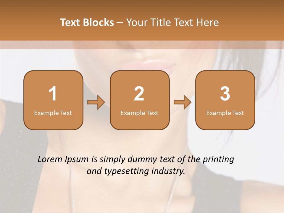 Face Kiss Calm PowerPoint Template