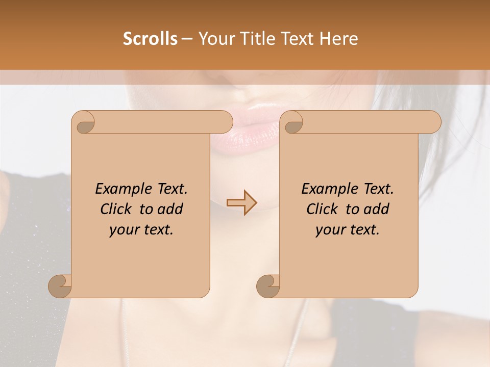 Face Kiss Calm PowerPoint Template