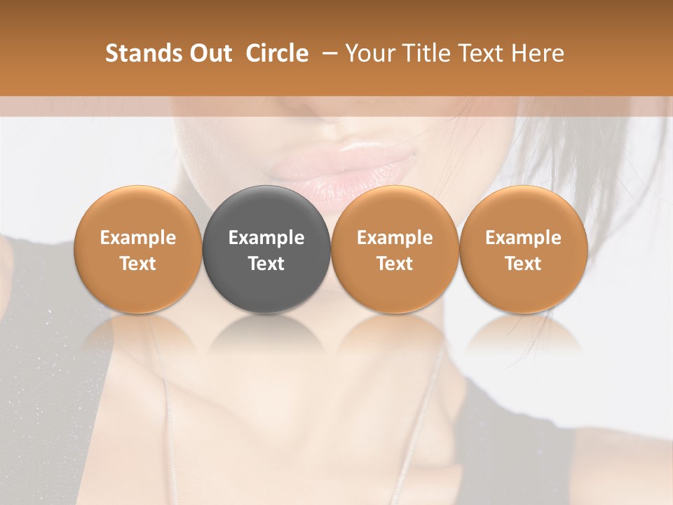 Face Kiss Calm PowerPoint Template