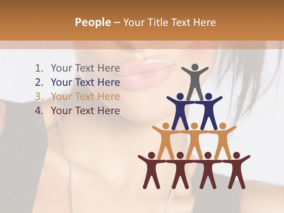 Face Kiss Calm PowerPoint Template