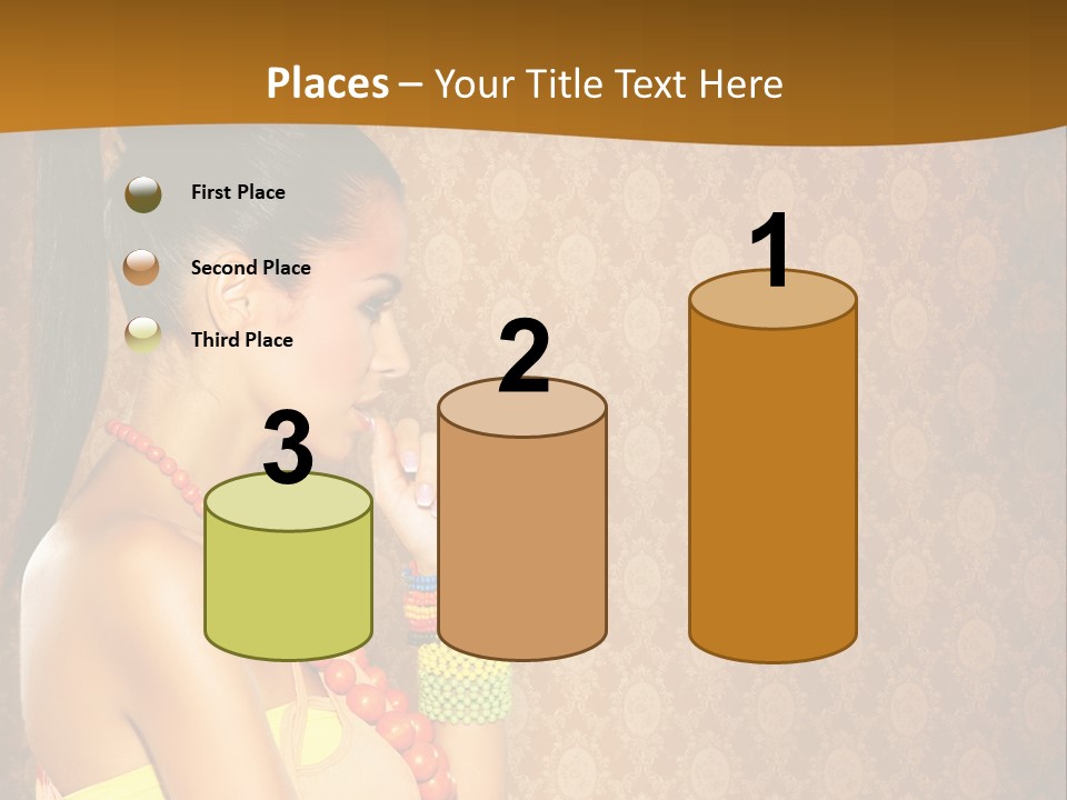 Skin Model Expression PowerPoint Template