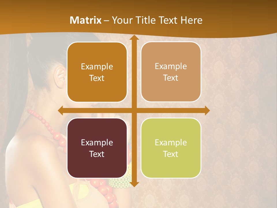 Skin Model Expression PowerPoint Template