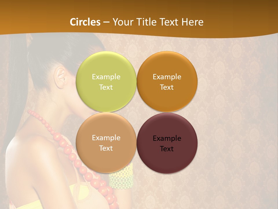 Skin Model Expression PowerPoint Template