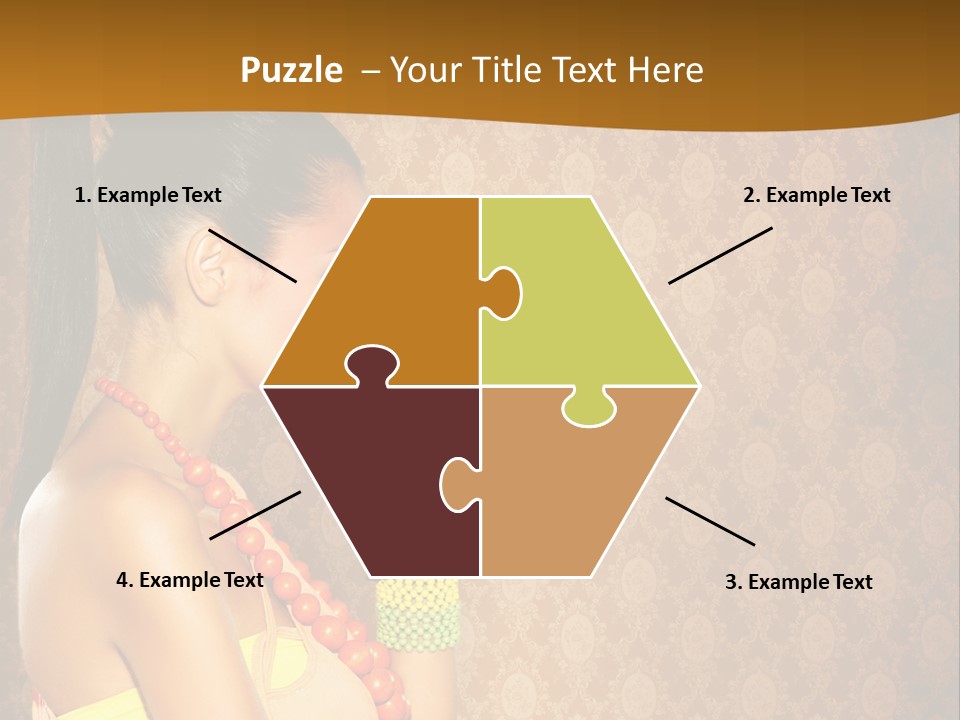 Skin Model Expression PowerPoint Template