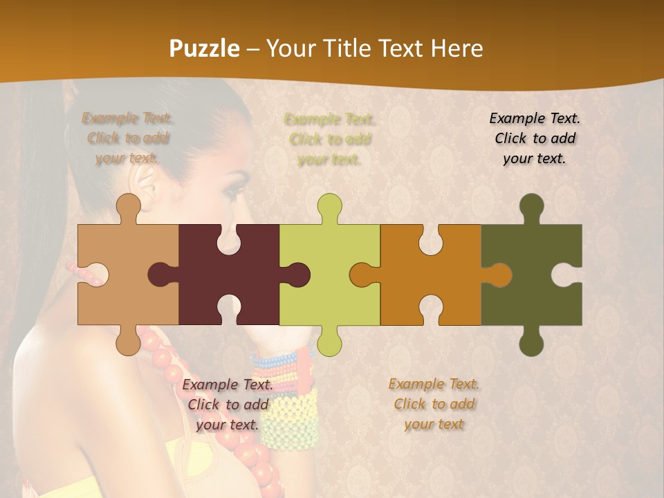 Skin Model Expression PowerPoint Template