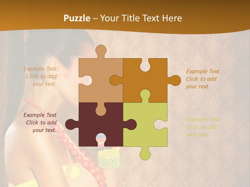 Skin Model Expression PowerPoint Template