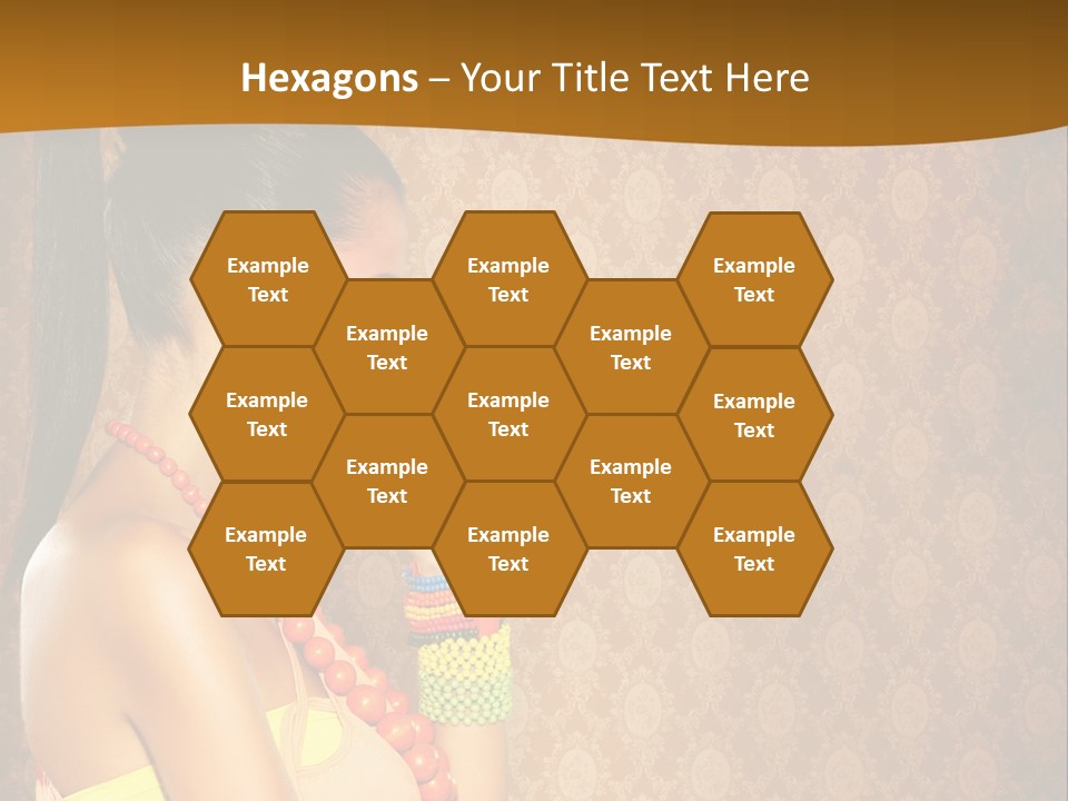 Skin Model Expression PowerPoint Template