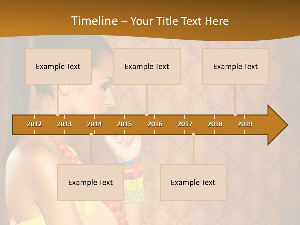 Skin Model Expression PowerPoint Template