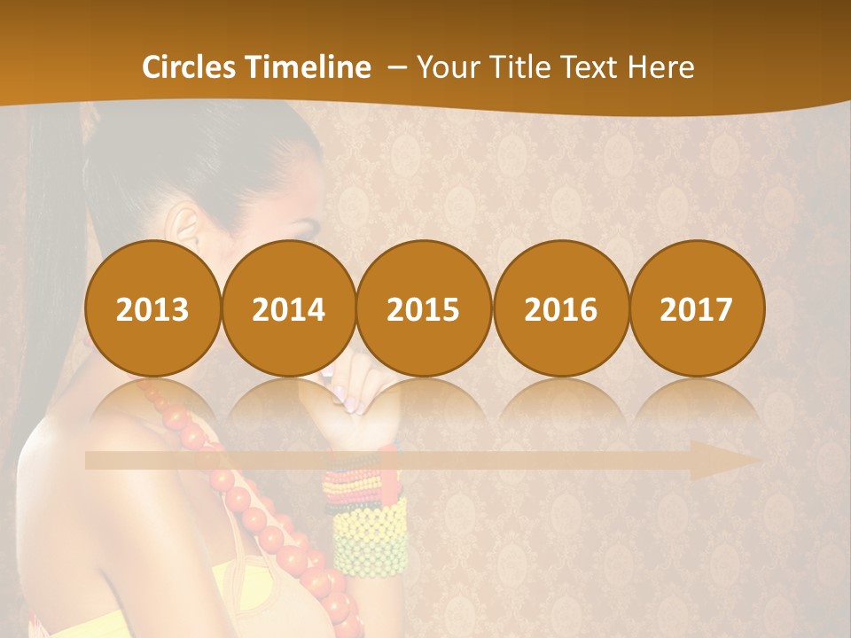 Skin Model Expression PowerPoint Template