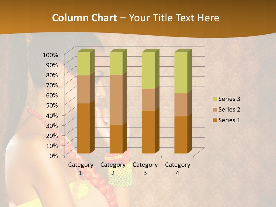 Skin Model Expression PowerPoint Template