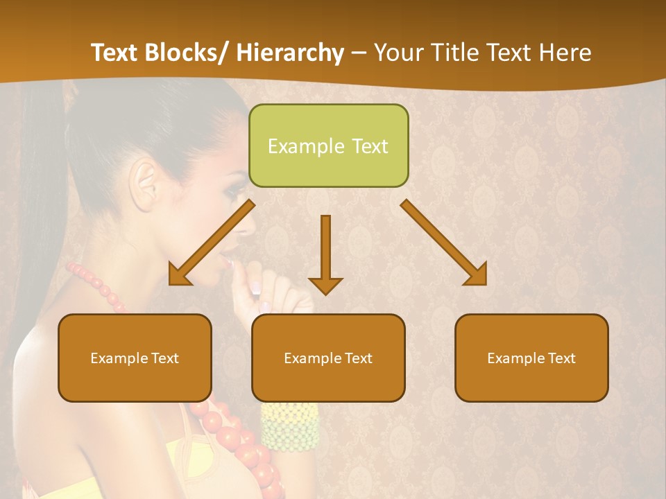 Skin Model Expression PowerPoint Template