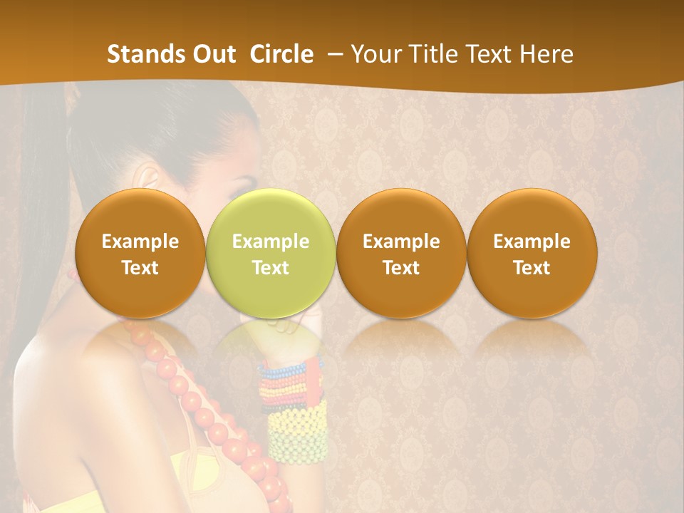 Skin Model Expression PowerPoint Template