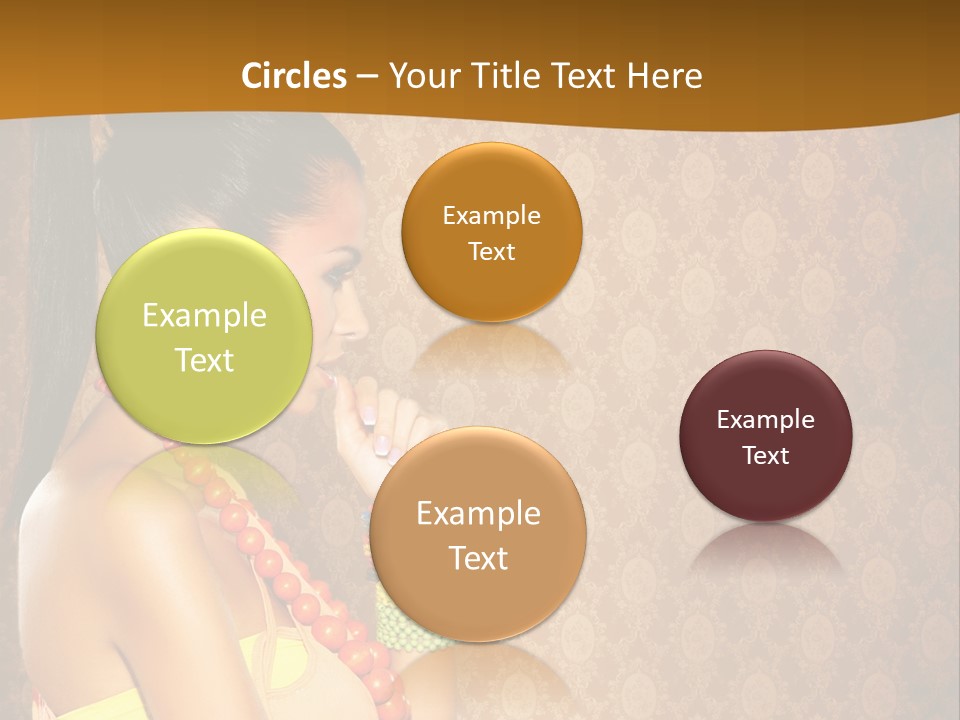 Skin Model Expression PowerPoint Template