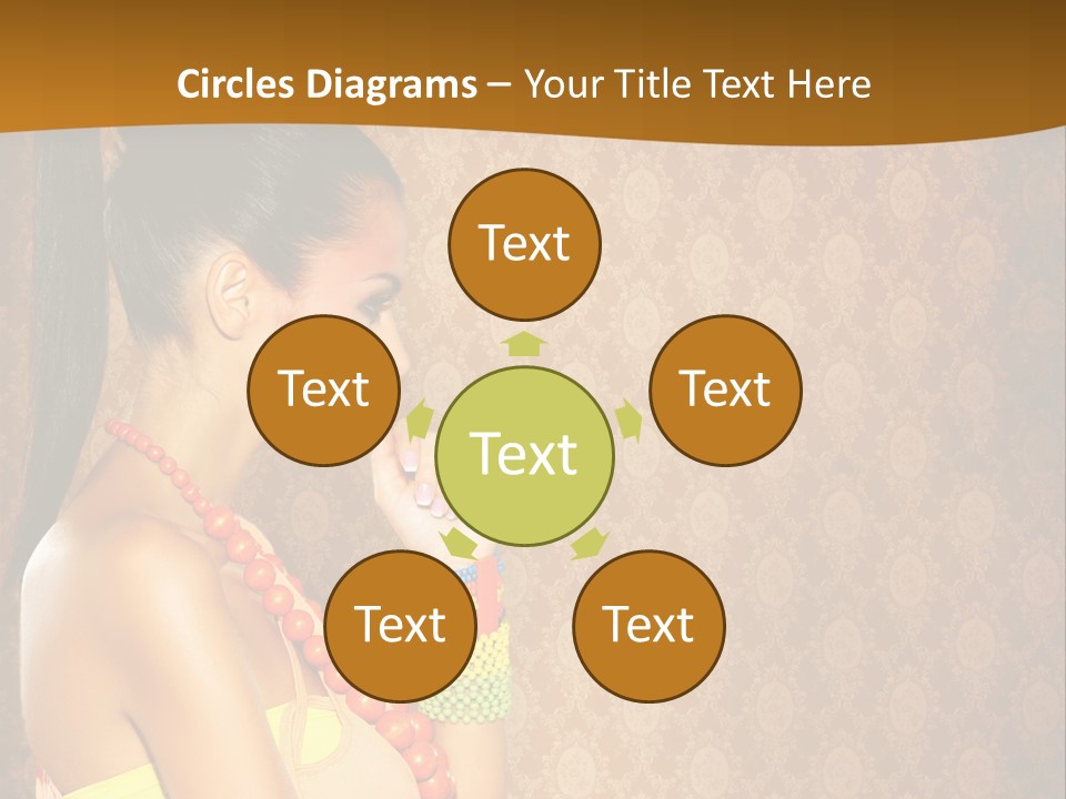 Skin Model Expression PowerPoint Template