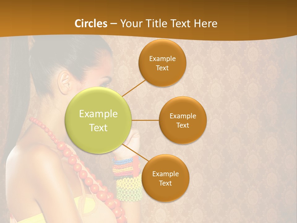 Skin Model Expression PowerPoint Template
