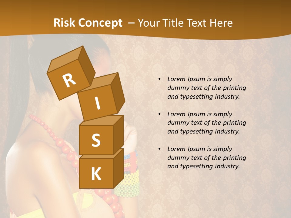 Skin Model Expression PowerPoint Template