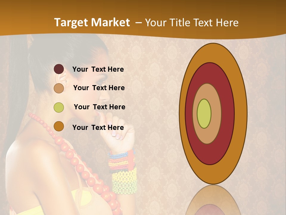 Skin Model Expression PowerPoint Template