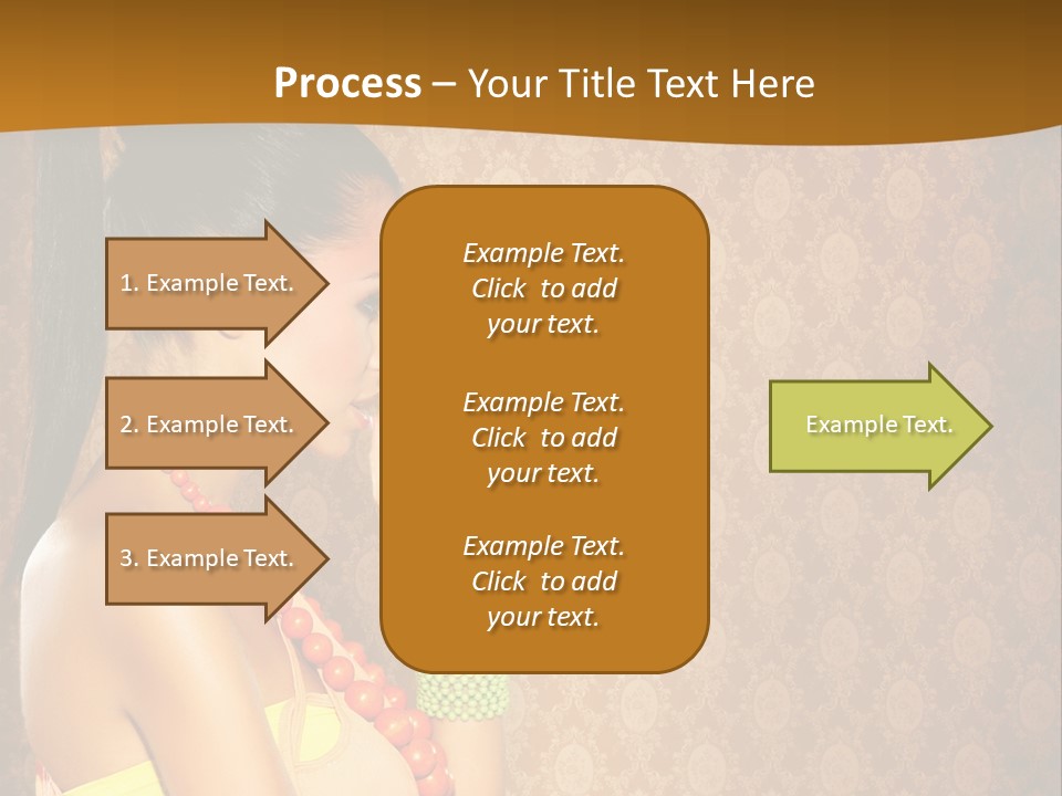 Skin Model Expression PowerPoint Template