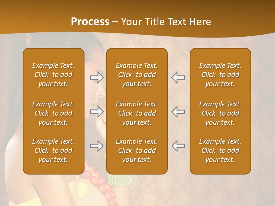 Skin Model Expression PowerPoint Template
