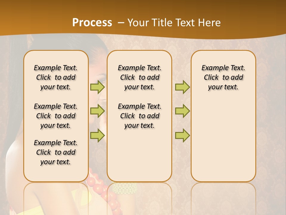 Skin Model Expression PowerPoint Template